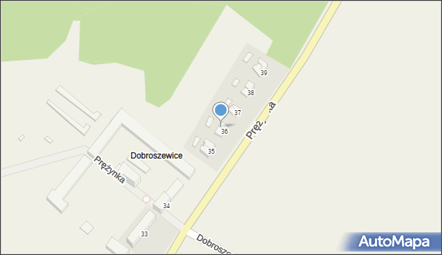 Dobroszewice, Dobroszewice, 36, mapa Dobroszewice