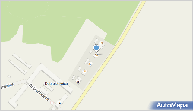 Dobroszewice, Dobroszewice, 38, mapa Dobroszewice