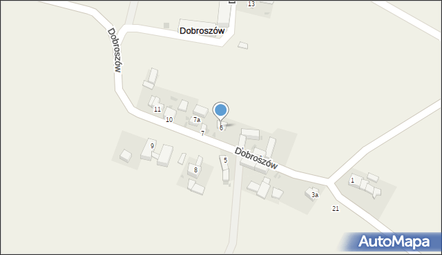 Dobroszów, Dobroszów, 6, mapa Dobroszów