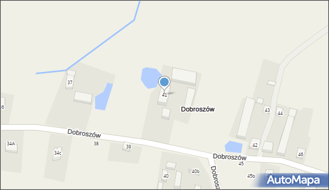 Dobroszów, Dobroszów, 41, mapa Dobroszów