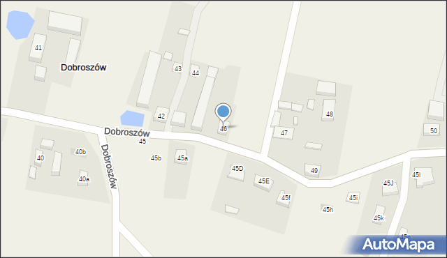 Dobroszów, Dobroszów, 46, mapa Dobroszów