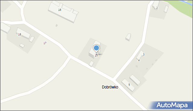 Dobrowo, Dobrówko, 15, mapa Dobrowo