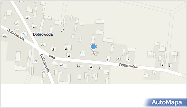 Dobrowoda, Dobrowoda, 10, mapa Dobrowoda