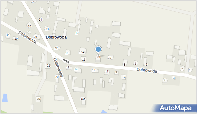 Dobrowoda, Dobrowoda, 13, mapa Dobrowoda