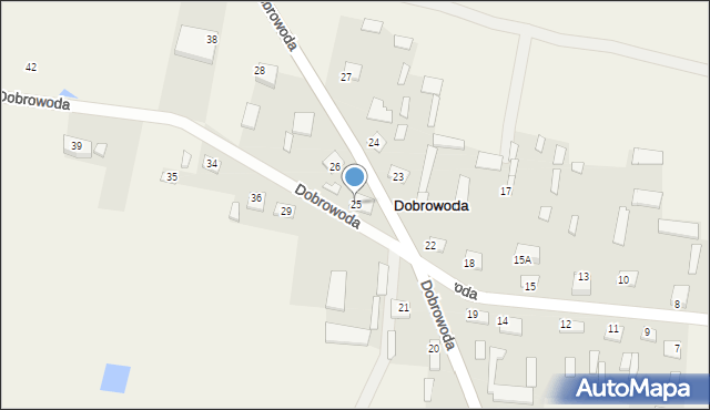 Dobrowoda, Dobrowoda, 25, mapa Dobrowoda