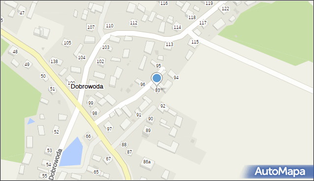 Dobrowoda, Dobrowoda, 93, mapa Dobrowoda