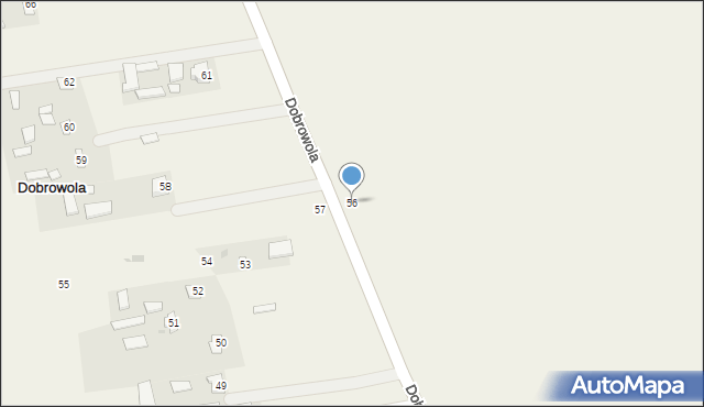 Dobrowola, Dobrowola, 56, mapa Dobrowola