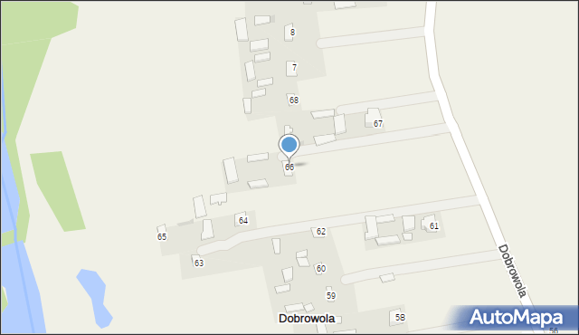 Dobrowola, Dobrowola, 66, mapa Dobrowola