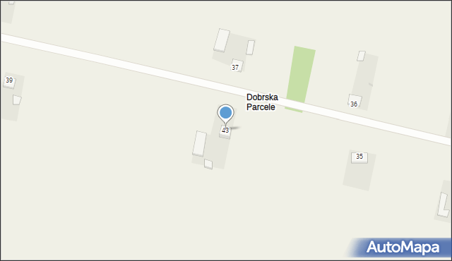 Dobrska-Kolonia, Dobrska-Kolonia, 43, mapa Dobrska-Kolonia