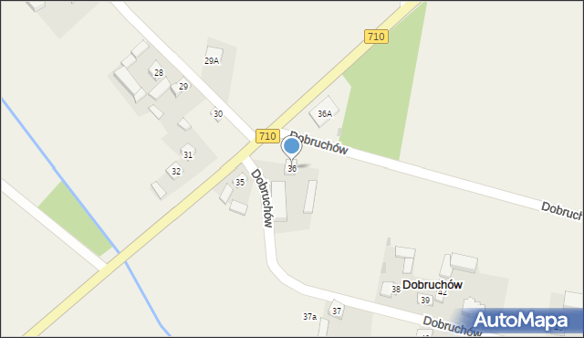 Dobruchów, Dobruchów, 36, mapa Dobruchów