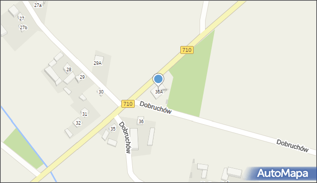 Dobruchów, Dobruchów, 36A, mapa Dobruchów