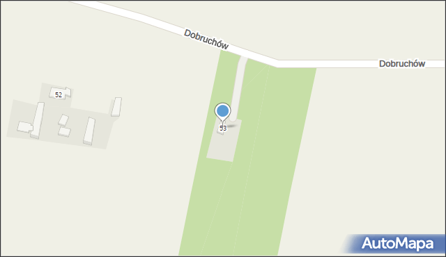 Dobruchów, Dobruchów, 53, mapa Dobruchów