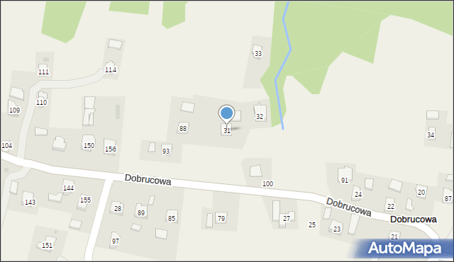 Dobrucowa, Dobrucowa, 31, mapa Dobrucowa