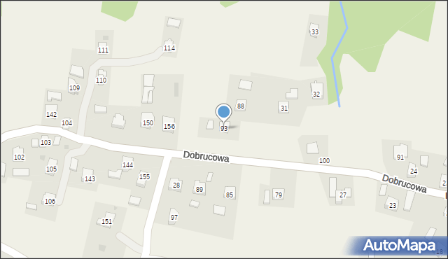 Dobrucowa, Dobrucowa, 93, mapa Dobrucowa