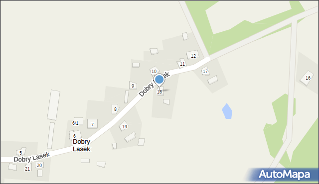 Dobry Lasek, Dobry Lasek, 18, mapa Dobry Lasek