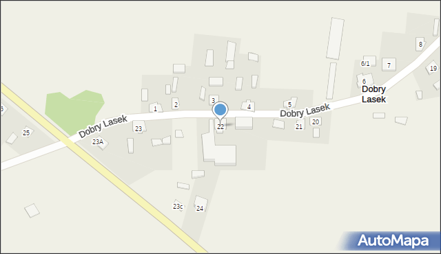 Dobry Lasek, Dobry Lasek, 22, mapa Dobry Lasek