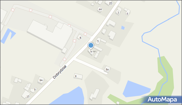 Dobrydział, Dobrydział, 7, mapa Dobrydział