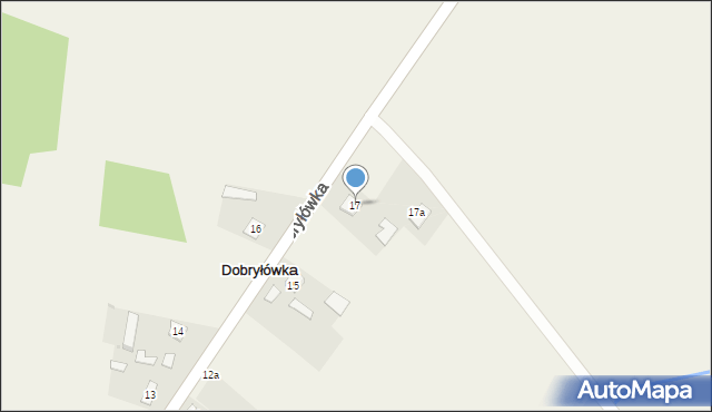 Dobryłówka, Dobryłówka, 17, mapa Dobryłówka
