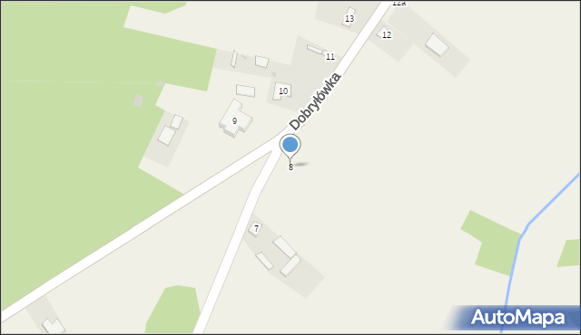 Dobryłówka, Dobryłówka, 8, mapa Dobryłówka