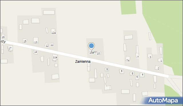 Dobryń Duży, Dobryń Duży, 10a, mapa Dobryń Duży