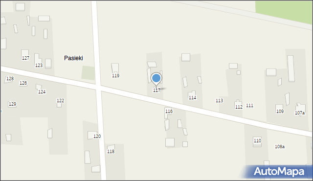 Dobryń Duży, Dobryń Duży, 117, mapa Dobryń Duży