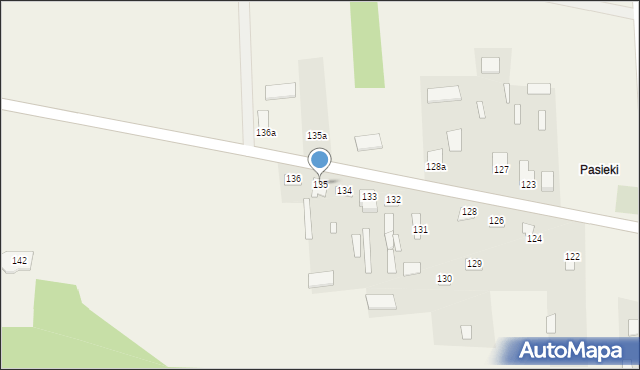 Dobryń Duży, Dobryń Duży, 135, mapa Dobryń Duży