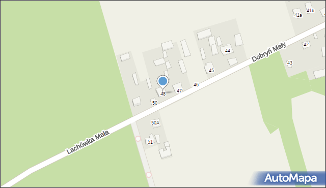 Dobryń Mały, Dobryń Mały, 48, mapa Dobryń Mały