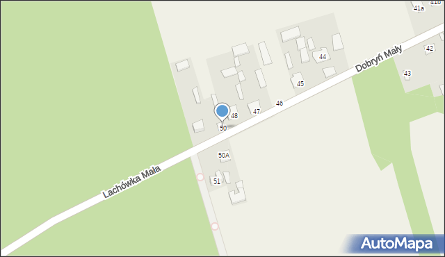 Dobryń Mały, Dobryń Mały, 50, mapa Dobryń Mały