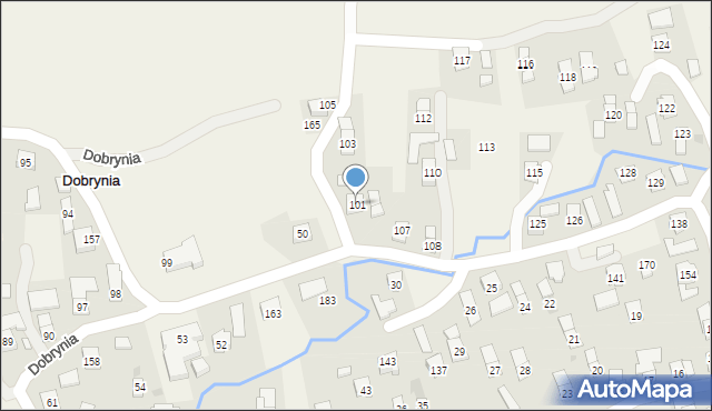 Dobrynia, Dobrynia, 101, mapa Dobrynia