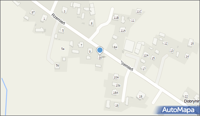 Dobrynin, Dobrynin, 10, mapa Dobrynin