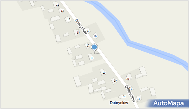 Dobryniów, Dobryniów, 18A, mapa Dobryniów