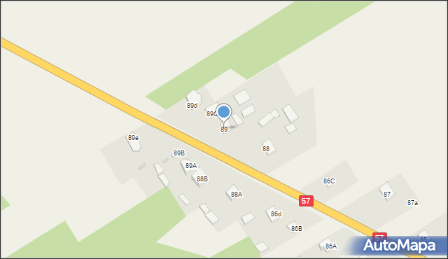 Dobrzankowo, Dobrzankowo, 89, mapa Dobrzankowo