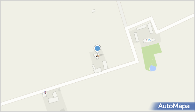 Dobrzanów, Dobrzanów, 40, mapa Dobrzanów