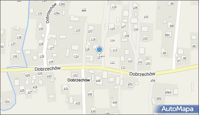 Dobrzechów, Dobrzechów, 117, mapa Dobrzechów