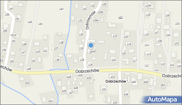 Dobrzechów, Dobrzechów, 127, mapa Dobrzechów