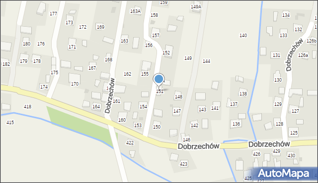 Dobrzechów, Dobrzechów, 151, mapa Dobrzechów