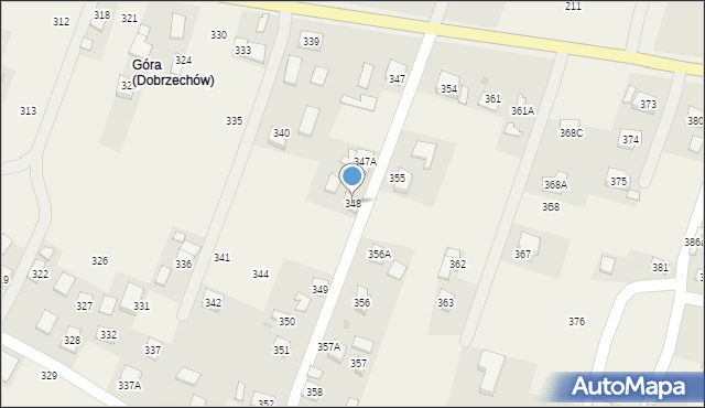 Dobrzechów, Dobrzechów, 348, mapa Dobrzechów