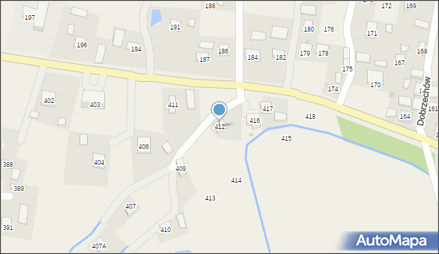 Dobrzechów, Dobrzechów, 412, mapa Dobrzechów