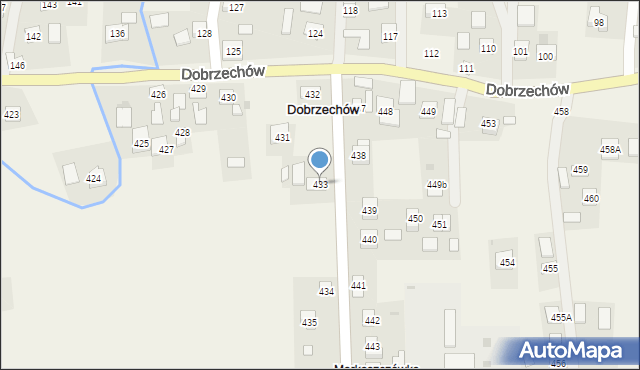 Dobrzechów, Dobrzechów, 433, mapa Dobrzechów