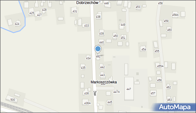 Dobrzechów, Dobrzechów, 441, mapa Dobrzechów