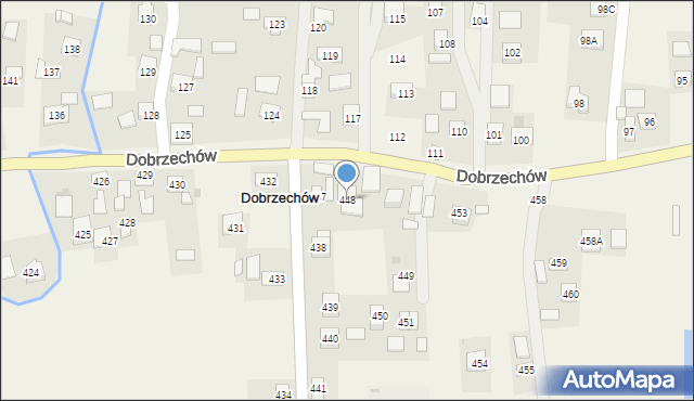 Dobrzechów, Dobrzechów, 448, mapa Dobrzechów