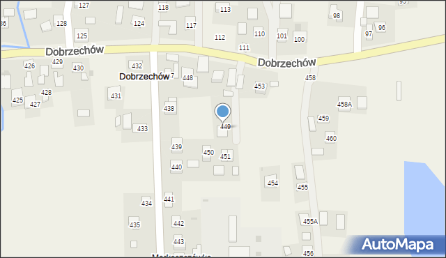 Dobrzechów, Dobrzechów, 449b, mapa Dobrzechów