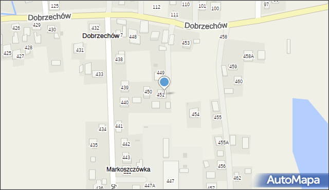 Dobrzechów, Dobrzechów, 452, mapa Dobrzechów
