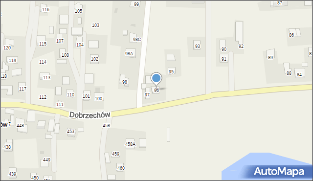 Dobrzechów, Dobrzechów, 96, mapa Dobrzechów