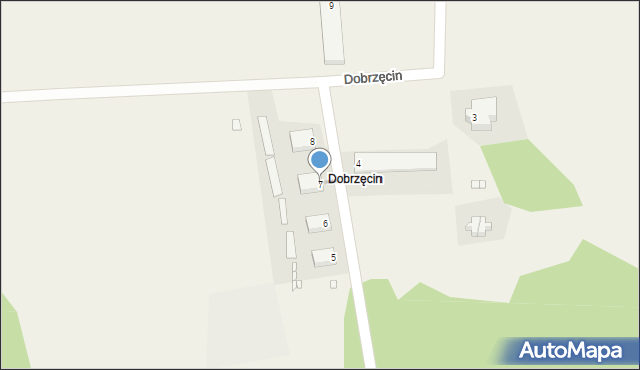 Dobrzęcin, Dobrzęcin, 7, mapa Dobrzęcin