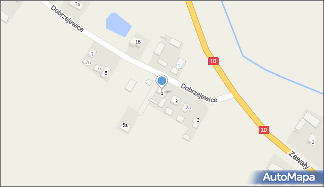 Dobrzejewice, Dobrzejewice, 4, mapa Dobrzejewice