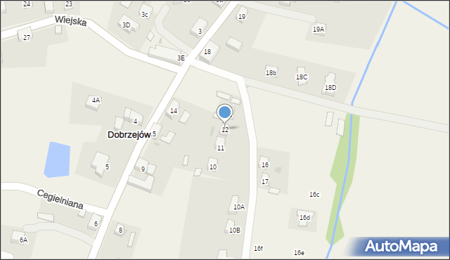 Dobrzejów, Dobrzejów, 12, mapa Dobrzejów