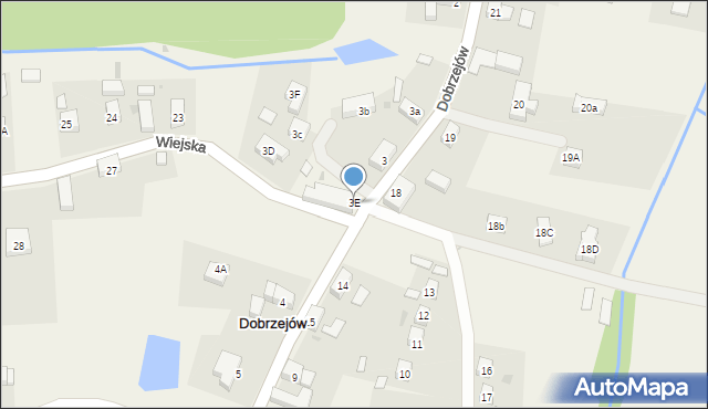 Dobrzejów, Dobrzejów, 3E, mapa Dobrzejów