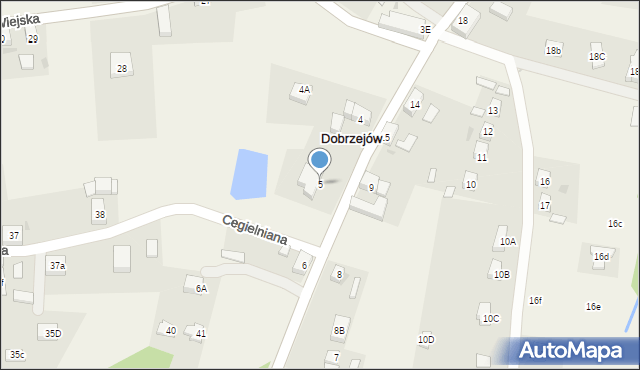 Dobrzejów, Dobrzejów, 5, mapa Dobrzejów