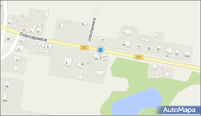 Dobrzejowice, Dobrzejowice, 3, mapa Dobrzejowice